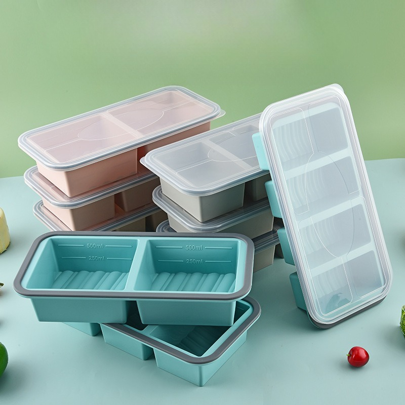 Meal Prep Rice - Souper Cubes ,Silicone Freezer Molds for