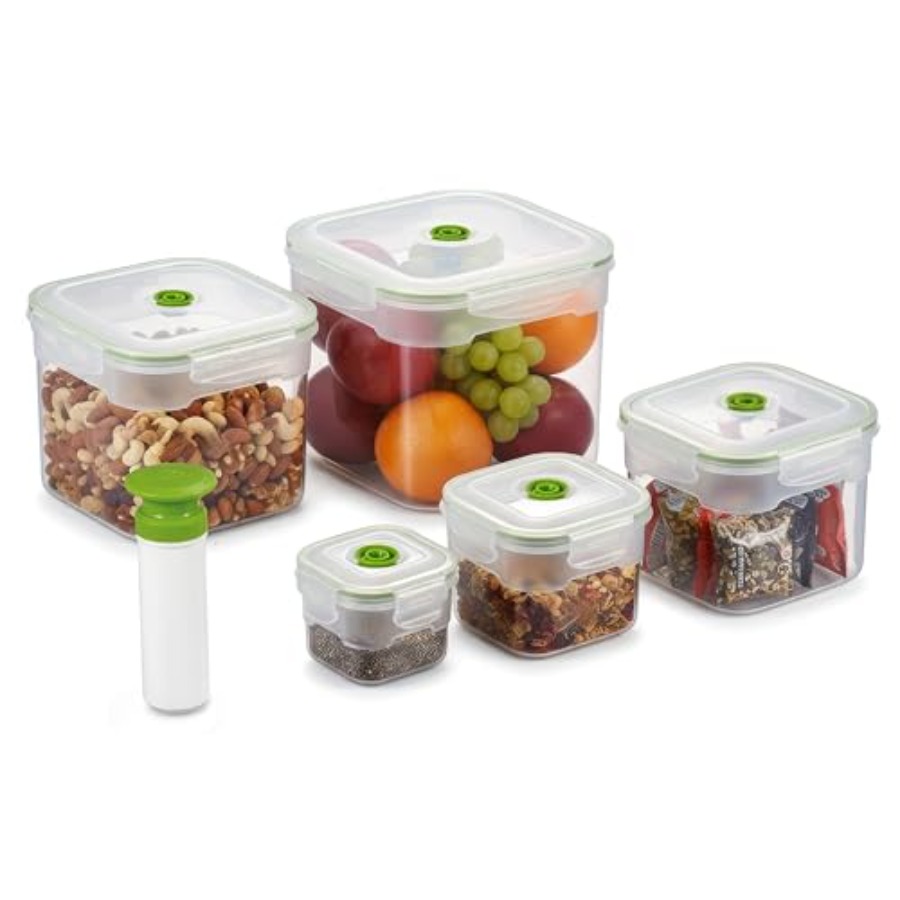Meal Prep Vacuum Seal Containers - Vacuum Seal Food Storage Containers with