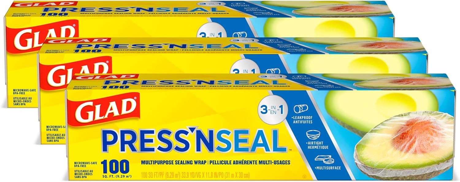 Meal Prep Wraps - Plastic Food Wrap with Leak Proof