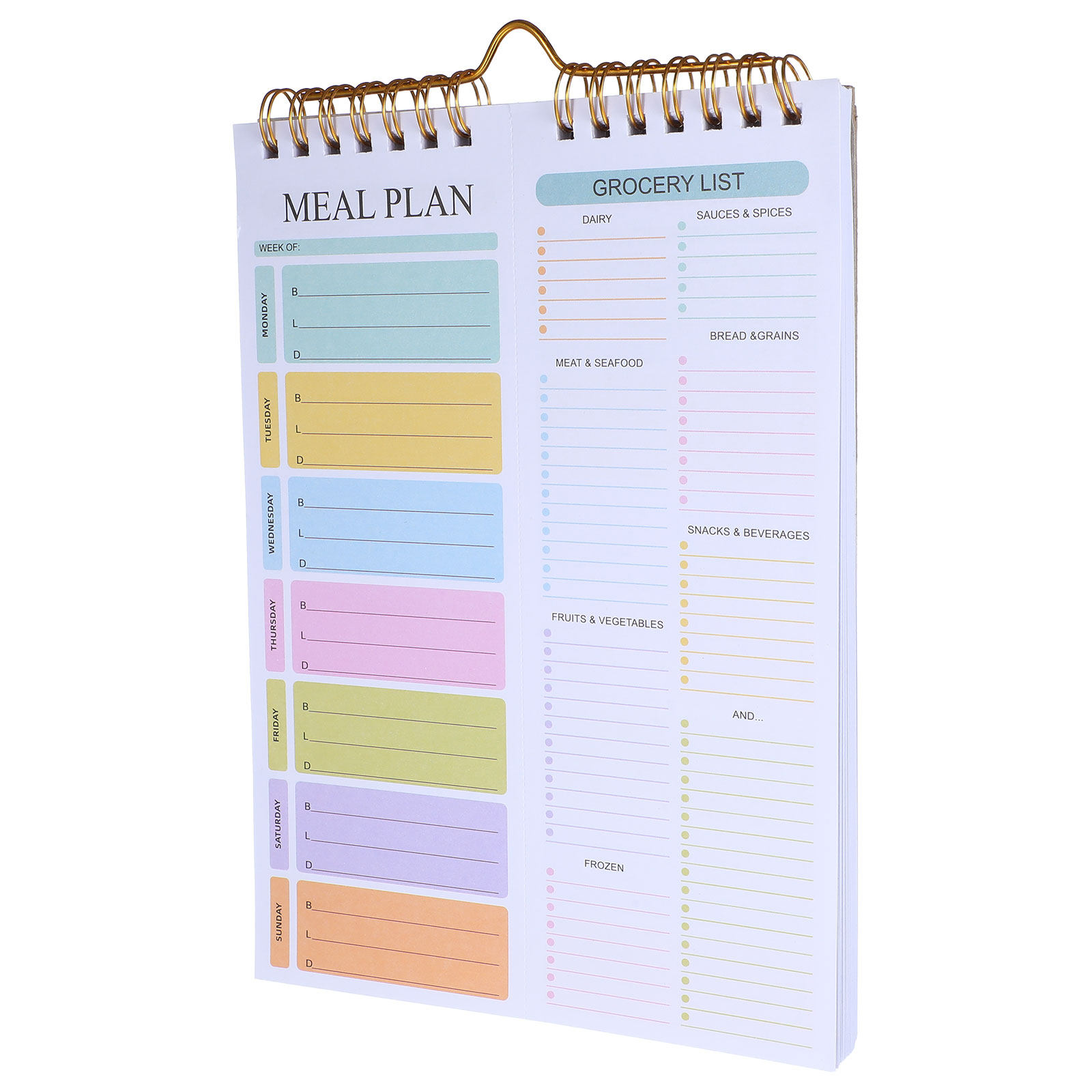 Weekly Meal Planner Notebook A - Meal Prep Menu ulasan dan harga