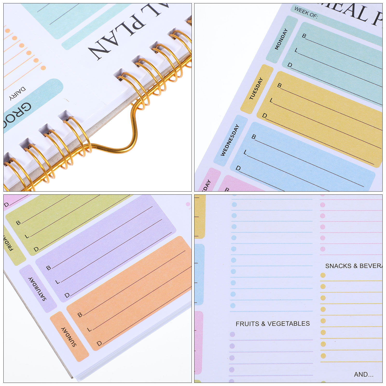 Weekly Meal Planner Notebook A - Meal Prep Menu ulasan dan harga
