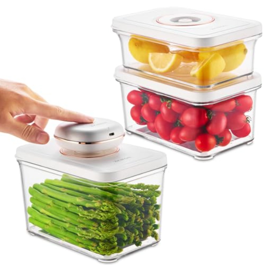 One-Touch Electric Vacuum Seal - Meal Prep Vacuum Seal Containers ulasan dan harga