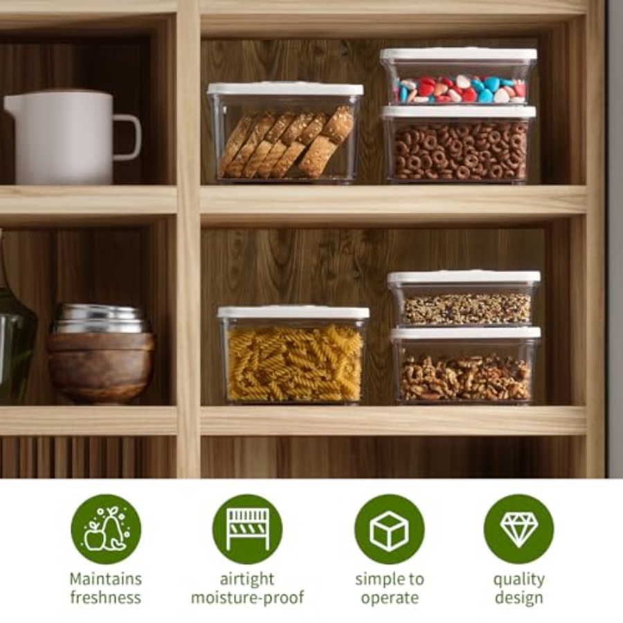 One-Touch Electric Vacuum Seal - Meal Prep Vacuum Seal Containers ulasan dan harga