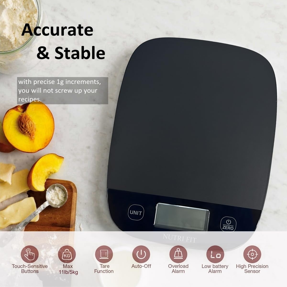 Digital Food Scale 5kg/0.1oz A - Meal Prep Keto ulasan dan harga