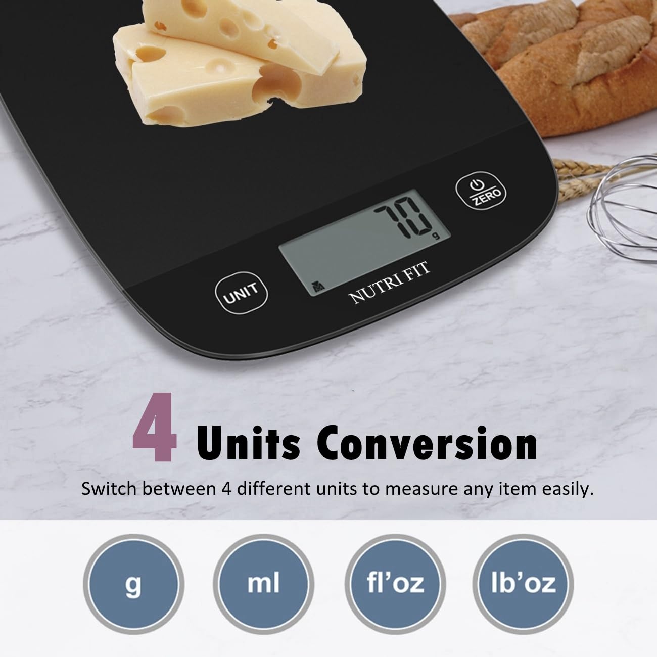 Digital Food Scale 5kg/0.1oz A - Meal Prep Keto ulasan dan harga