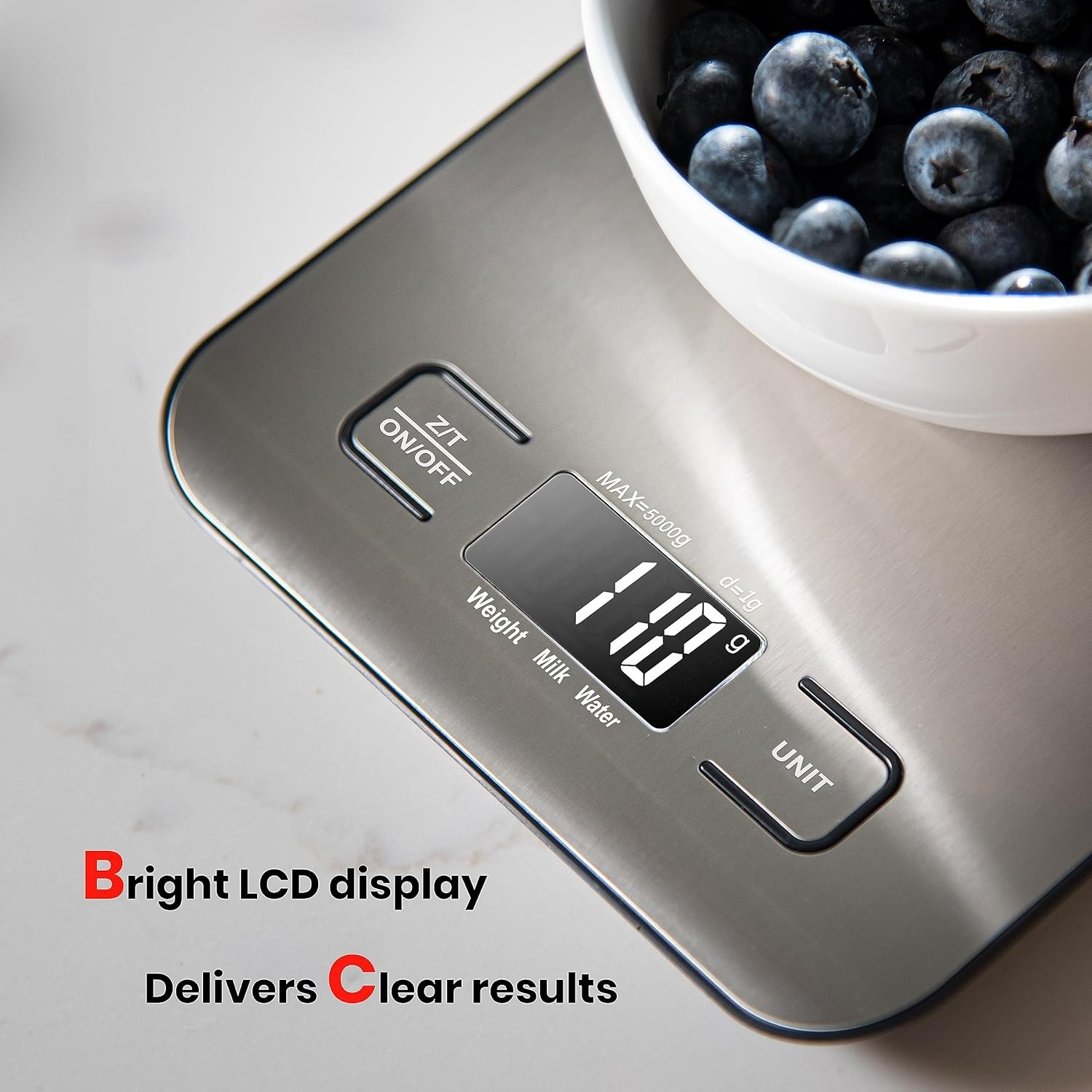 Food Kitchen Scale, Digital Gr - Meal Prep Keto ulasan dan harga