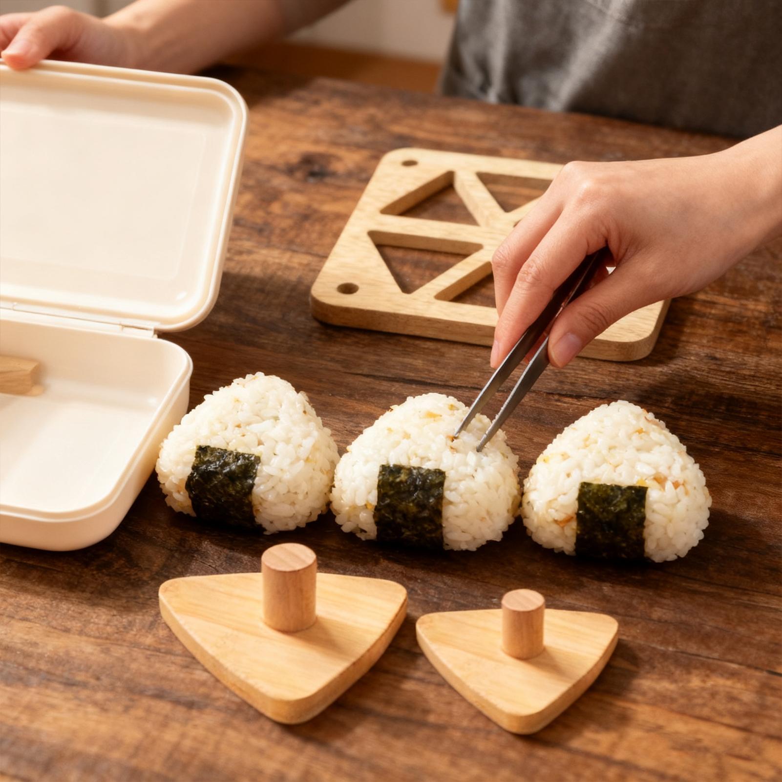 Riceball Mold Classic Wooden N - Meal Prep Rice ulasan dan harga