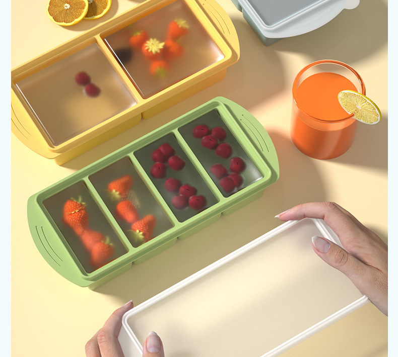 1000ML Silicone Freezer Tray w - Meal Prep Menu ulasan dan harga