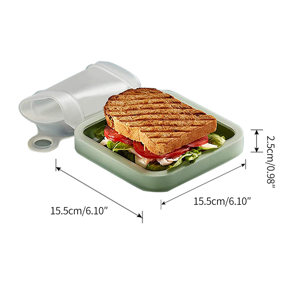 Portable Silicone Sandwich Toa - Meal Prep Kit ulasan dan harga
