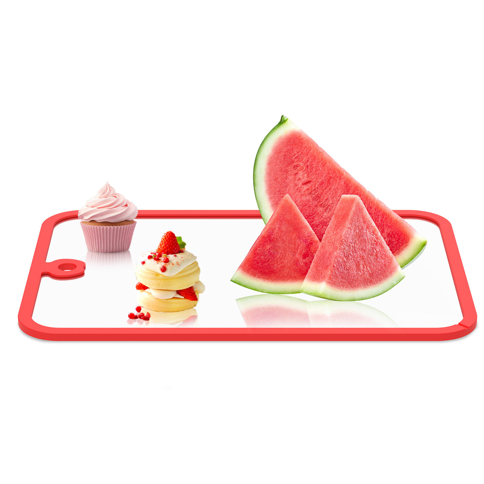 Clear Tempered Glass Cutting B - Meal Prep For Cutting ulasan dan harga