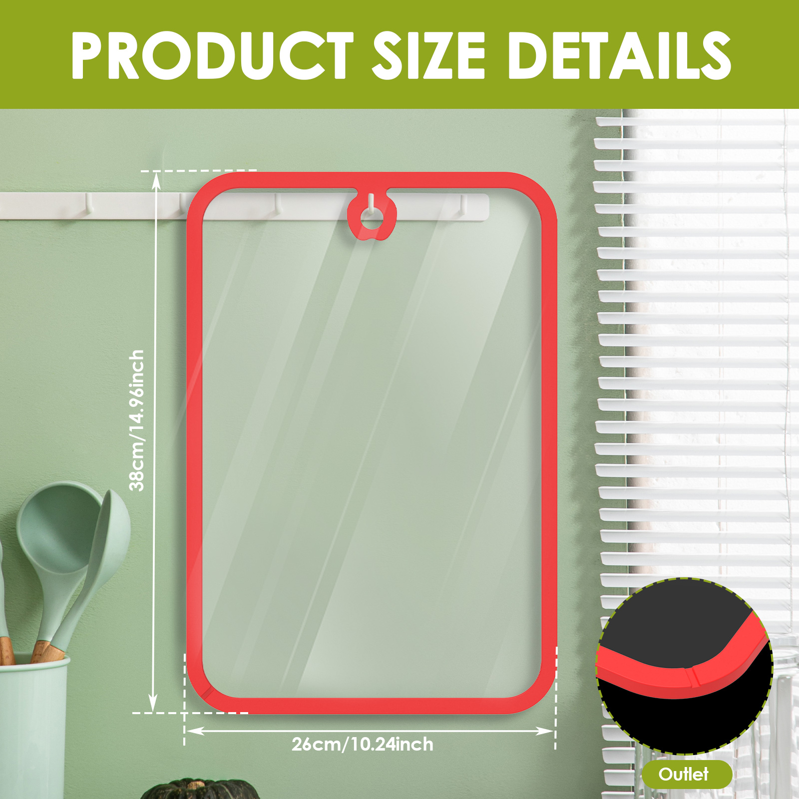 Clear Tempered Glass Cutting B - Meal Prep For Cutting ulasan dan harga