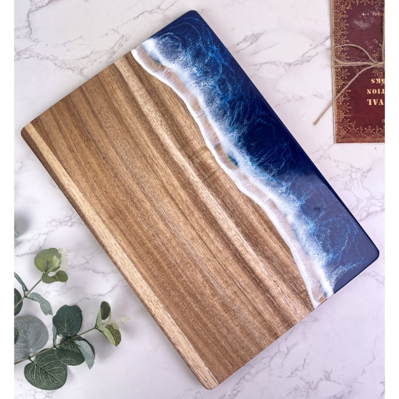 Acacia Wood Cutting Board with - Meal Prep For Cutting ulasan dan harga