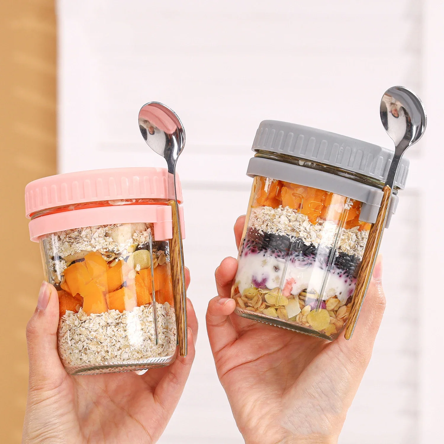 Portable Cereal Breakfast Cups - Meal Prep Kit ulasan dan harga