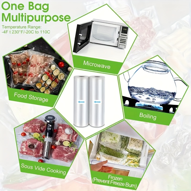 3m/roll vacuum seal bags - dur - Meal Prep For Cutting ulasan dan harga