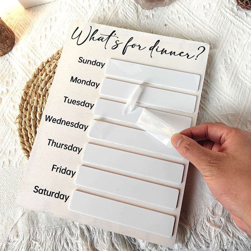 Practical Magnetic Fridge Meal - Meal Prep Menu ulasan dan harga