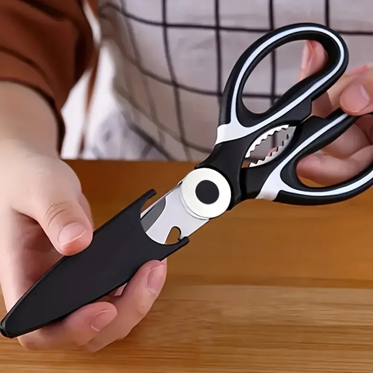 Multi-Purpose Kitchen Shears w - Meal Prep For Cutting ulasan dan harga