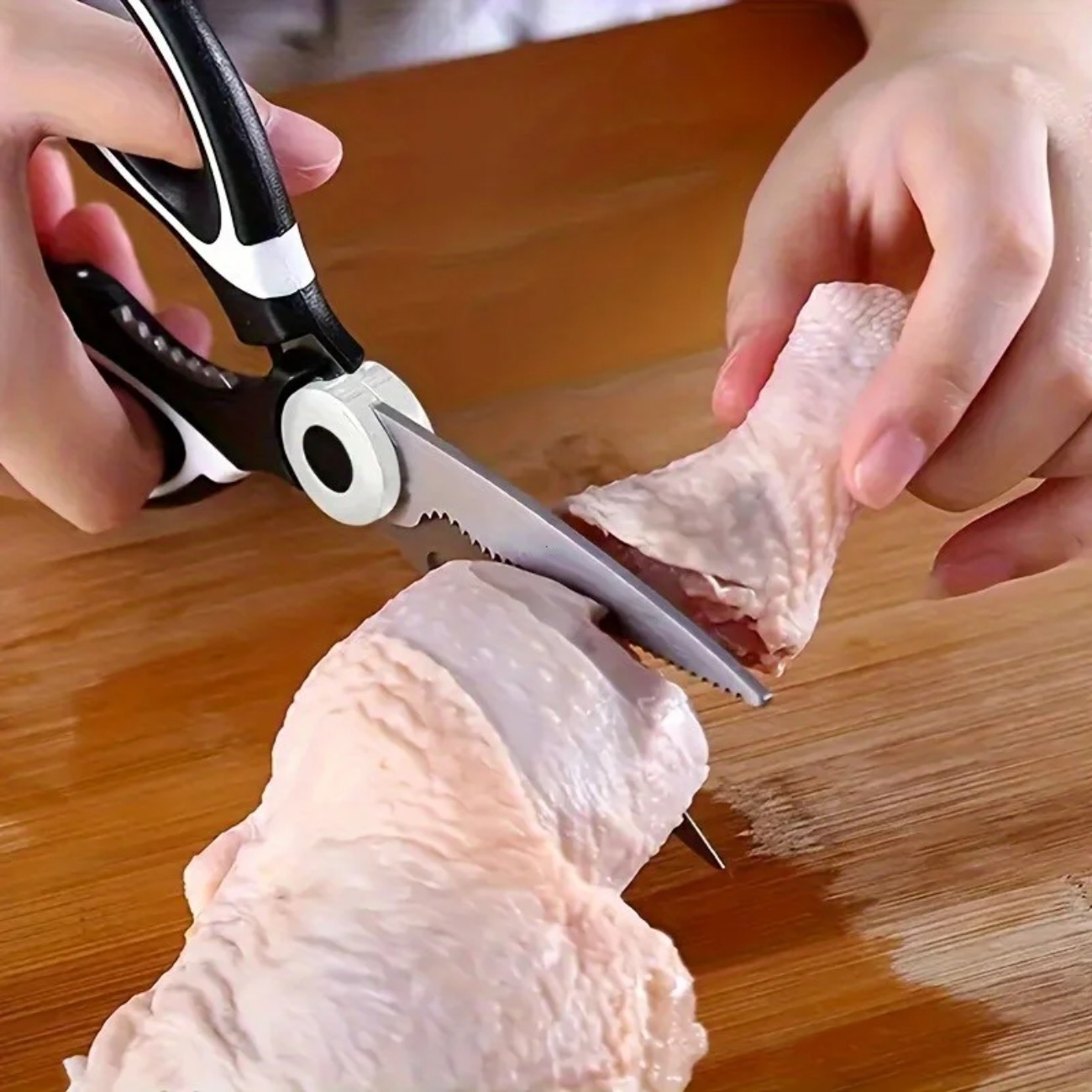 Multi-Purpose Kitchen Shears w - Meal Prep For Cutting ulasan dan harga
