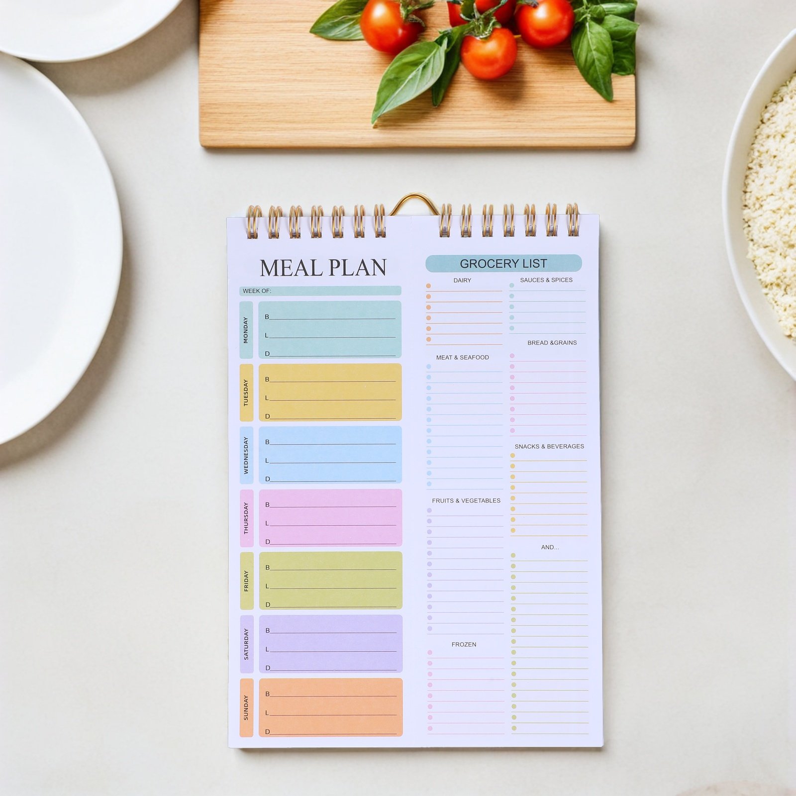 Weekly Meal Planner Notebook A - Meal Prep Menu ulasan dan harga