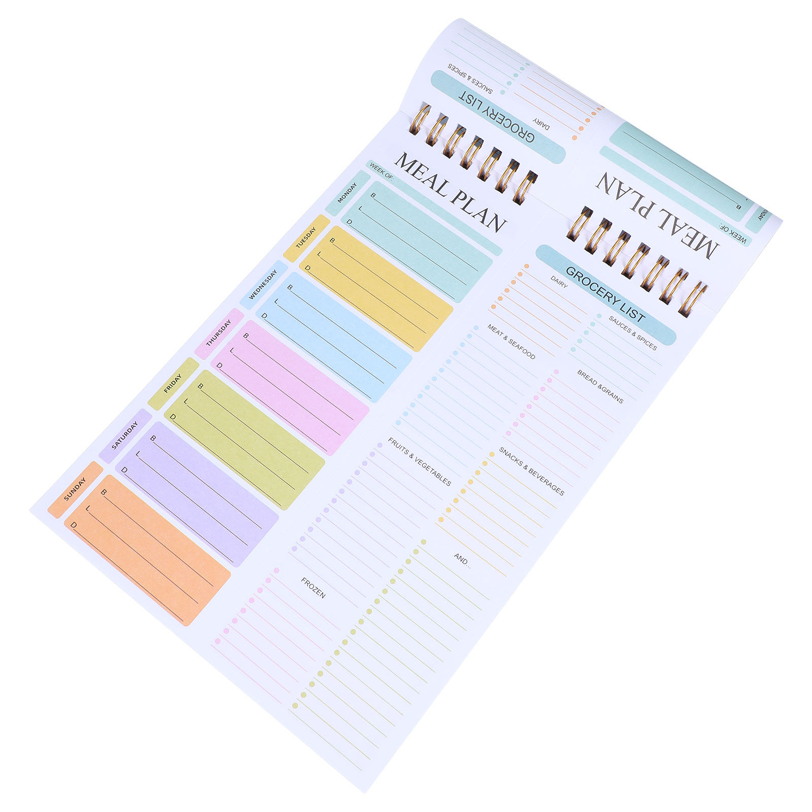 Weekly Meal Planner Notebook A - Meal Prep Menu ulasan dan harga