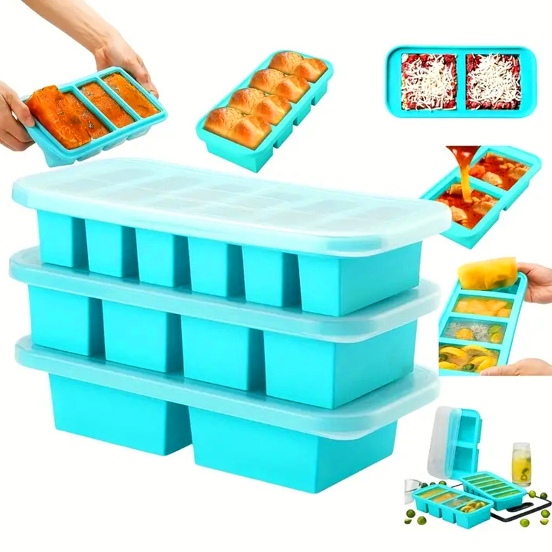 2 or 3-piece Silicone Freezer  - Meal Prep Menu ulasan dan harga