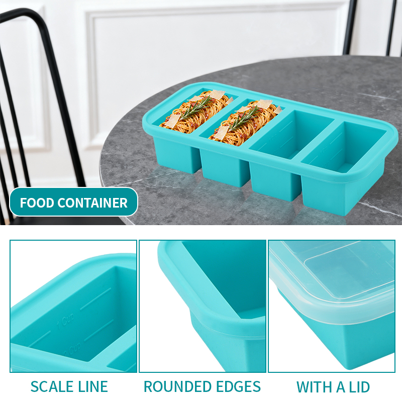 2 or 3-piece Silicone Freezer  - Meal Prep Menu ulasan dan harga