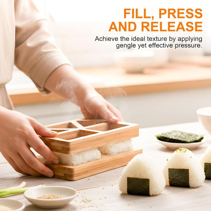 5/6 Holes Riceball Mold Classi - Meal Prep Rice ulasan dan harga