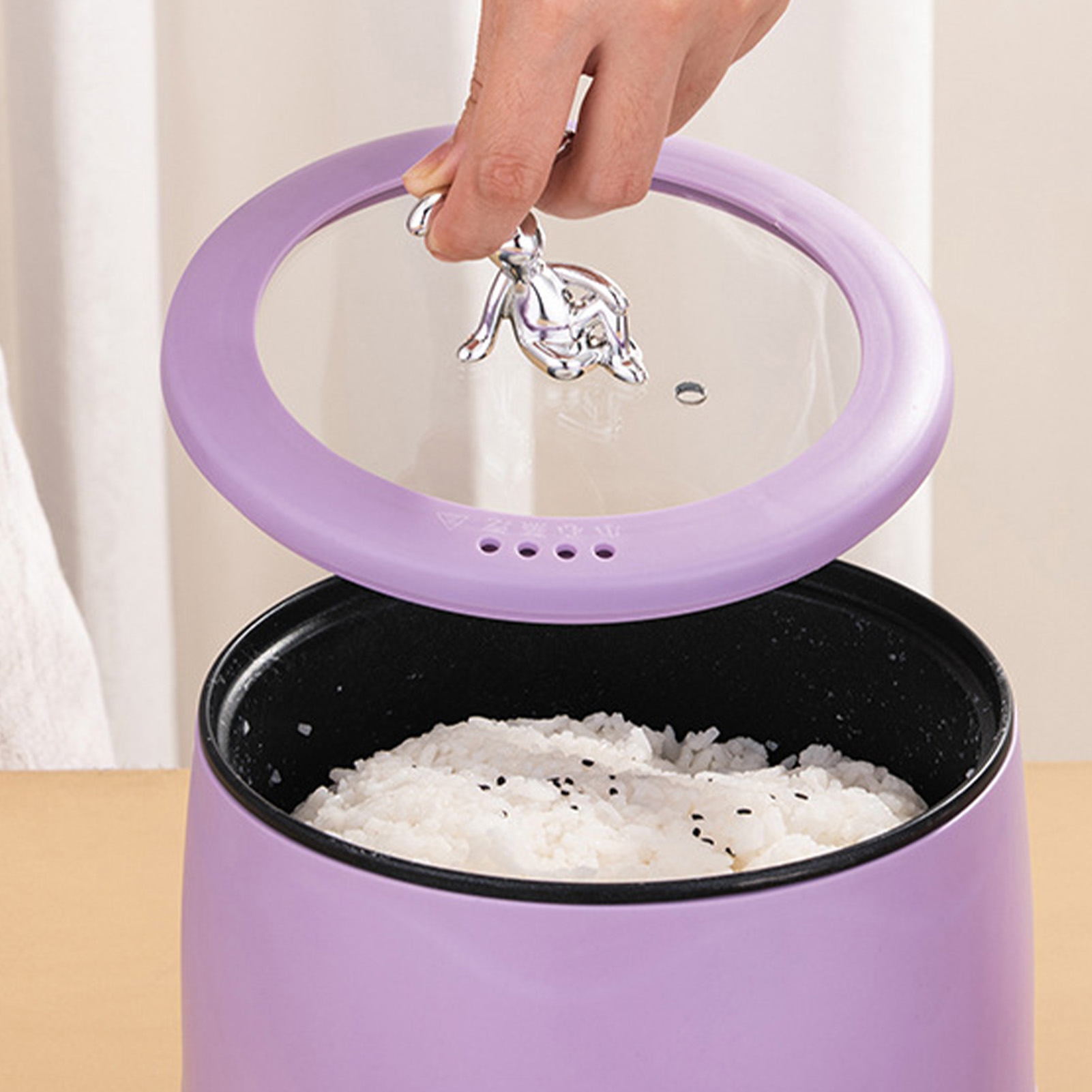 Smart Electric Mini Rice Cooke - Meal Prep Rice ulasan dan harga