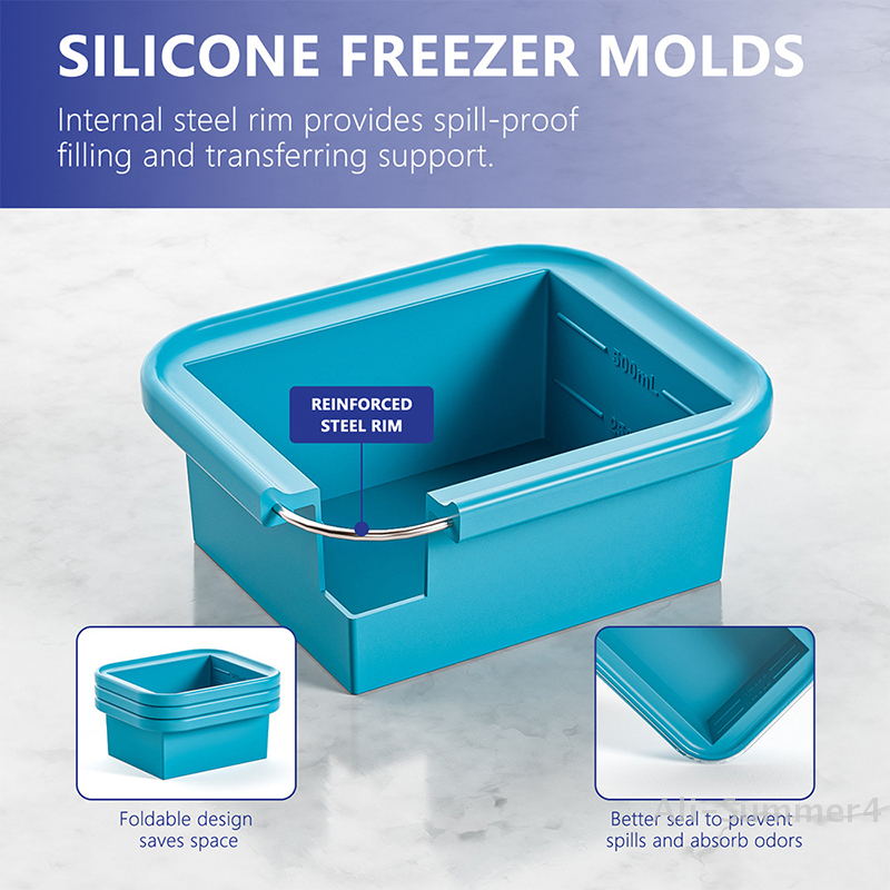 Silicone Freezing Tray With Pl - Meal Prep Menu ulasan dan harga