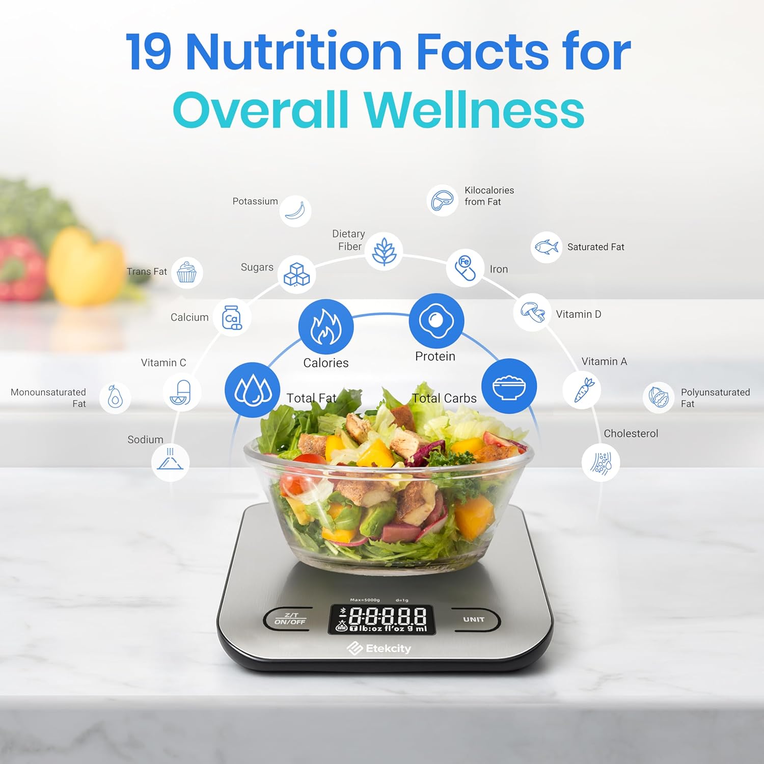 Food Nutrition Kitchen Scale D - Meal Prep Keto ulasan dan harga