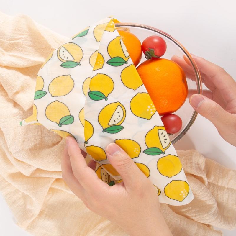 Beeswax Food Wrap 3sheets Reus - Meal Prep Wraps ulasan dan harga