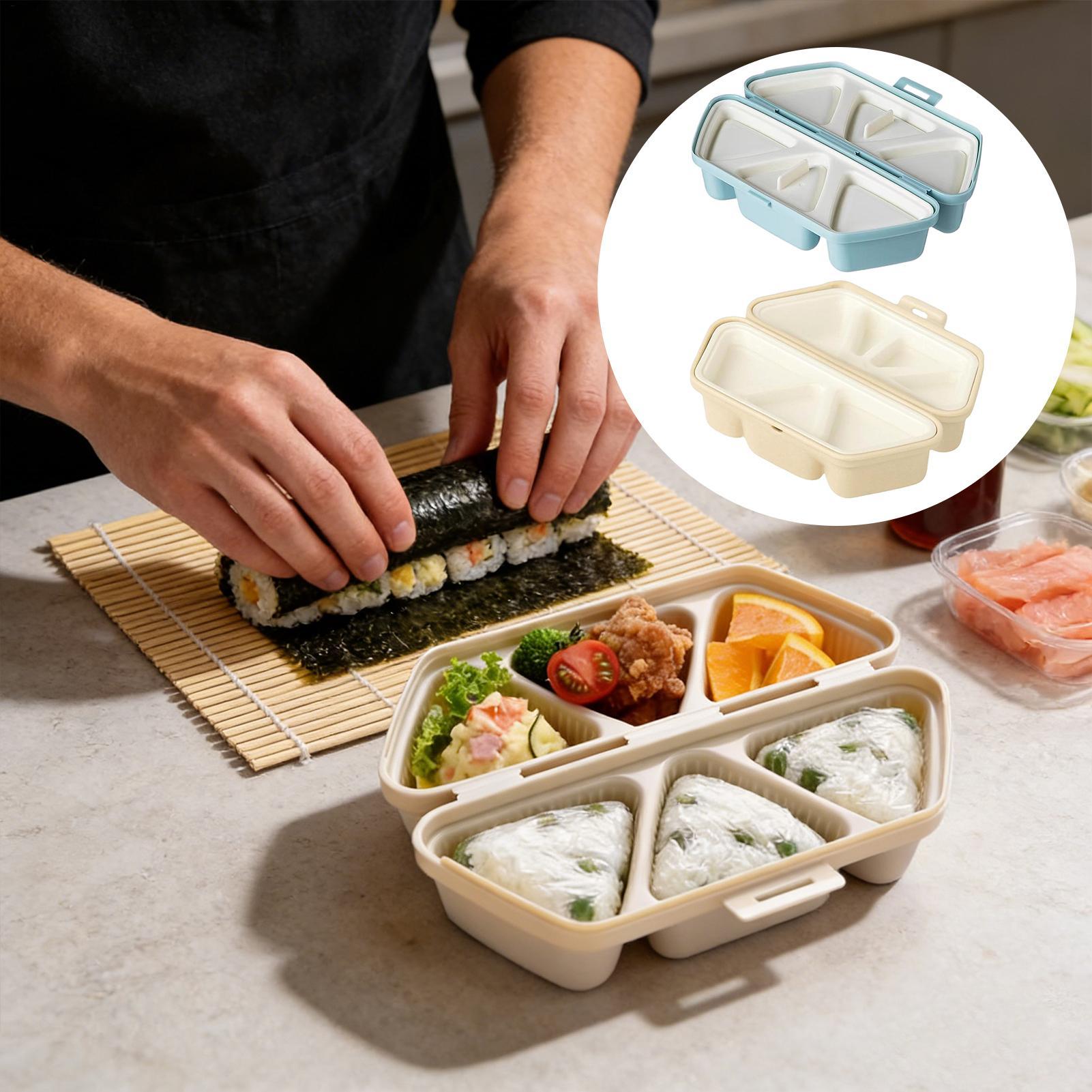 Sushi Mold Maker 6 Cavity Tria - Meal Prep Rice ulasan dan harga