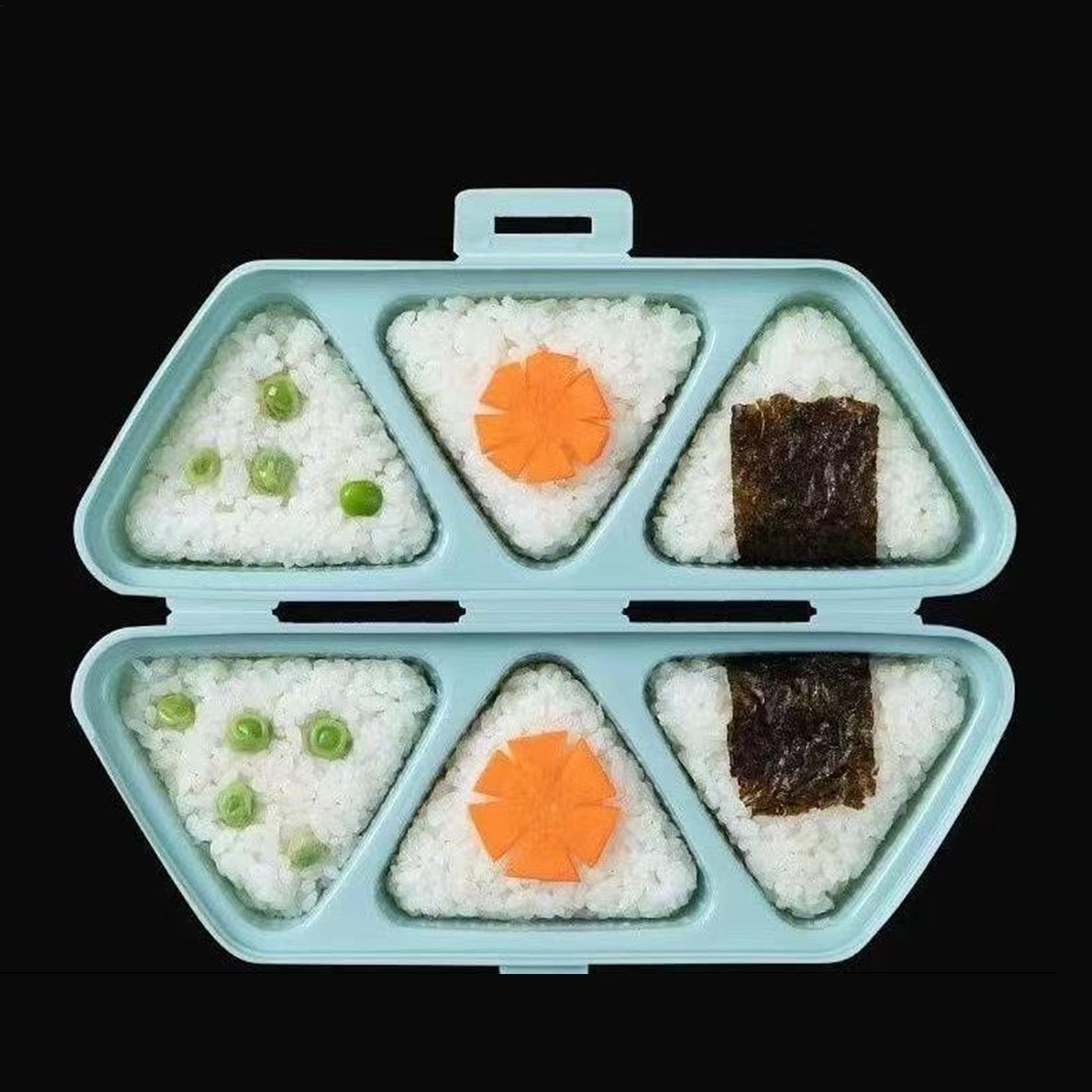 Sushi Mold Maker 6 Cavity Tria - Meal Prep Rice ulasan dan harga
