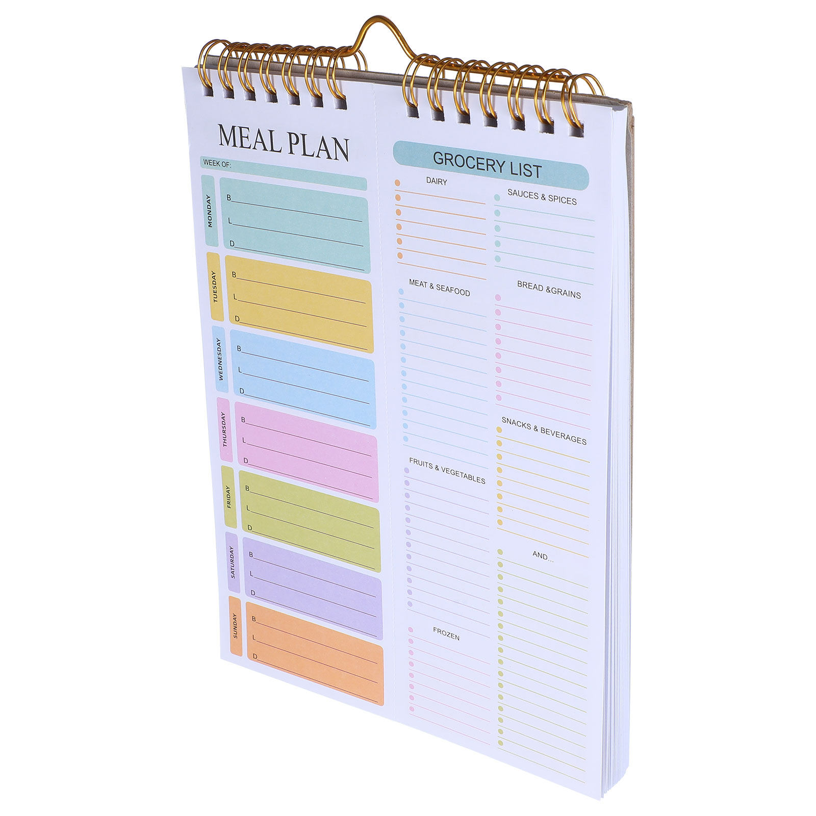 Weekly Meal Planner Notebook A - Meal Prep Menu ulasan dan harga