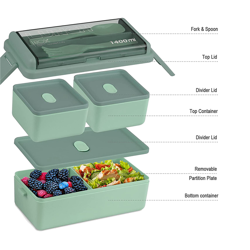ABXF-2X Bento Box Kit, 47.35OZ - Meal Prep Kit ulasan dan harga