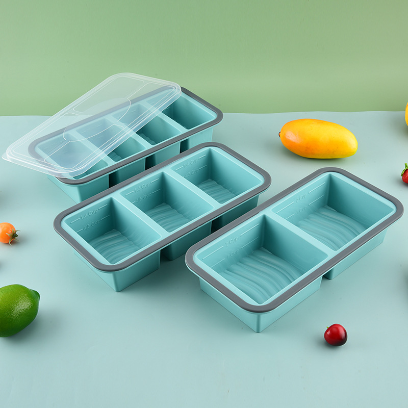 1pc Silicone Food Freezer Tray - Meal Prep Menu ulasan dan harga