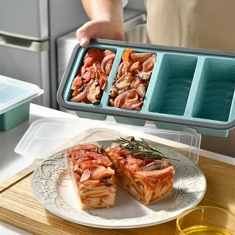 1pc Silicone Food Freezer Tray - Meal Prep Menu ulasan dan harga