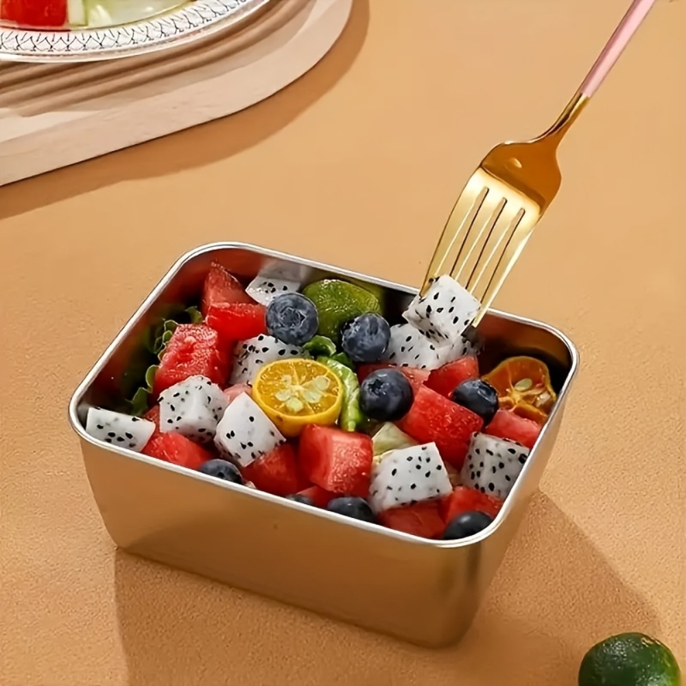 6Pcs Stainless Steel Food Cont - Meal Prep Kit ulasan dan harga