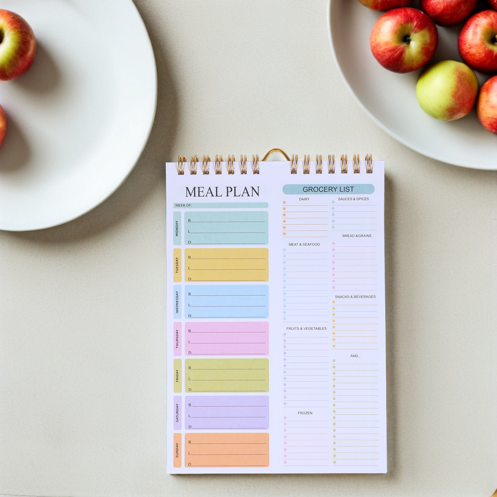 Weekly Meal Planner Notebook A - Meal Prep Menu ulasan dan harga