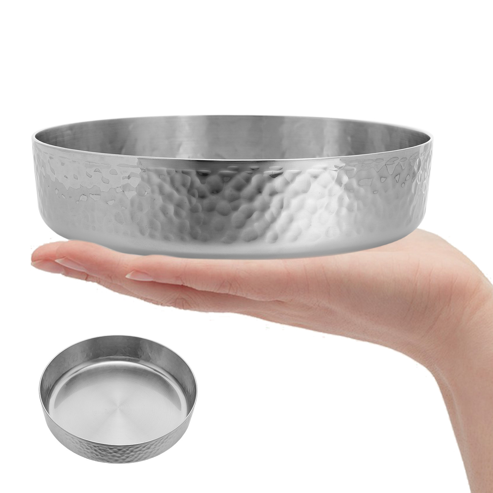 Hammered Finish Stainless Stee - Meal Prep Rice ulasan dan harga