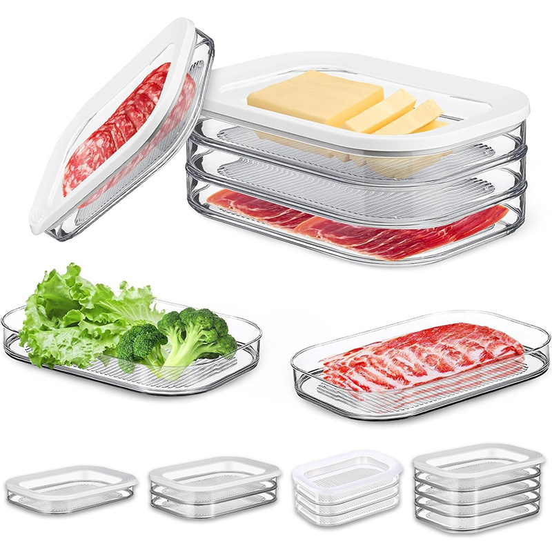 Meat Container for Fridge, Sta - Meal Prep For Cutting ulasan dan harga