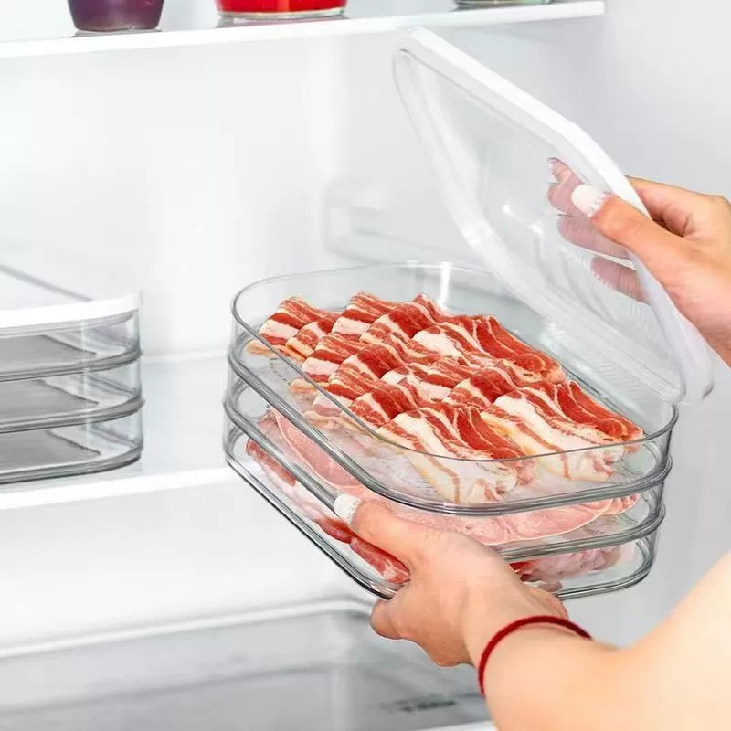 Meat Container for Fridge, Sta - Meal Prep For Cutting ulasan dan harga