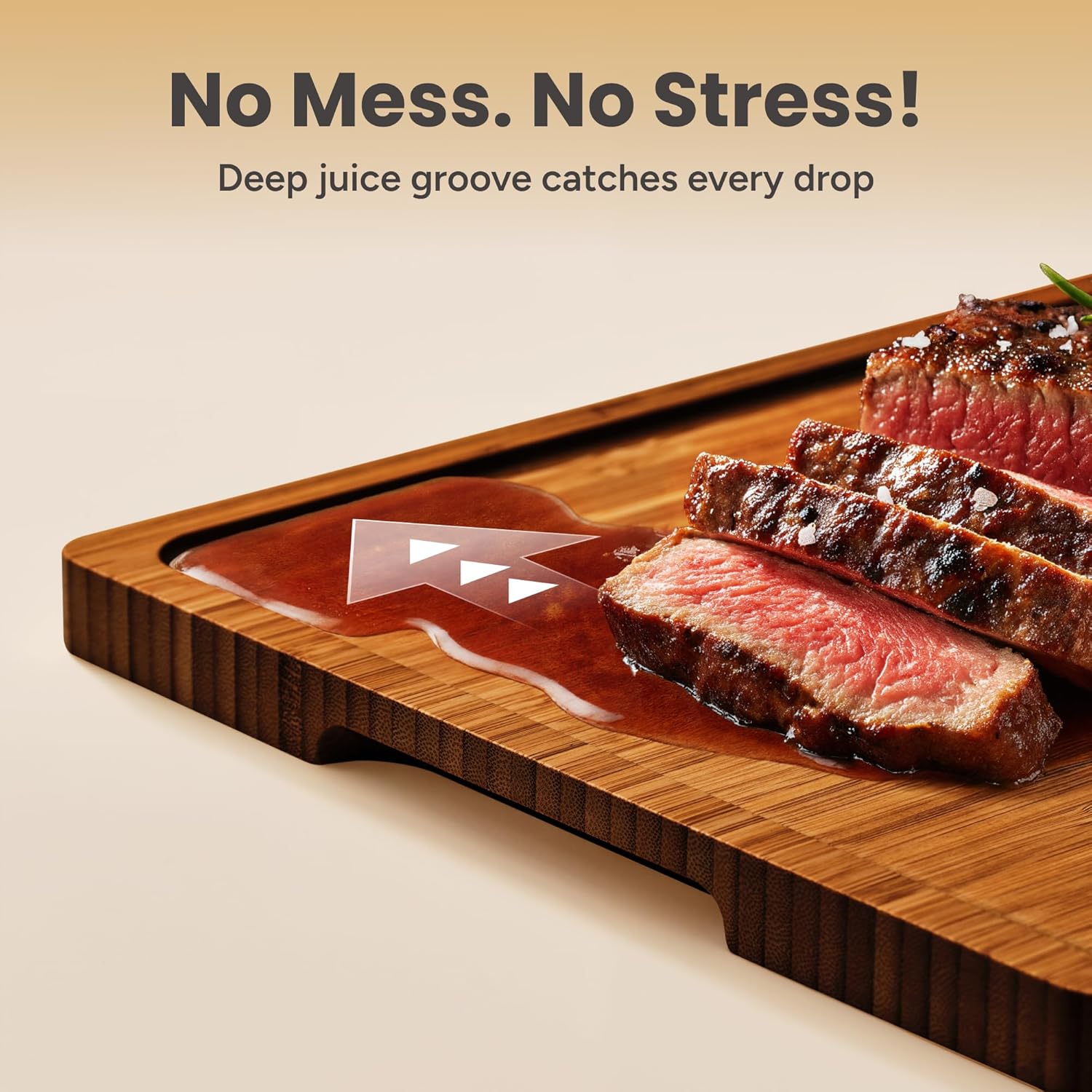 Bamboo Cutting Board Set of 3  - Meal Prep For Cutting ulasan dan harga