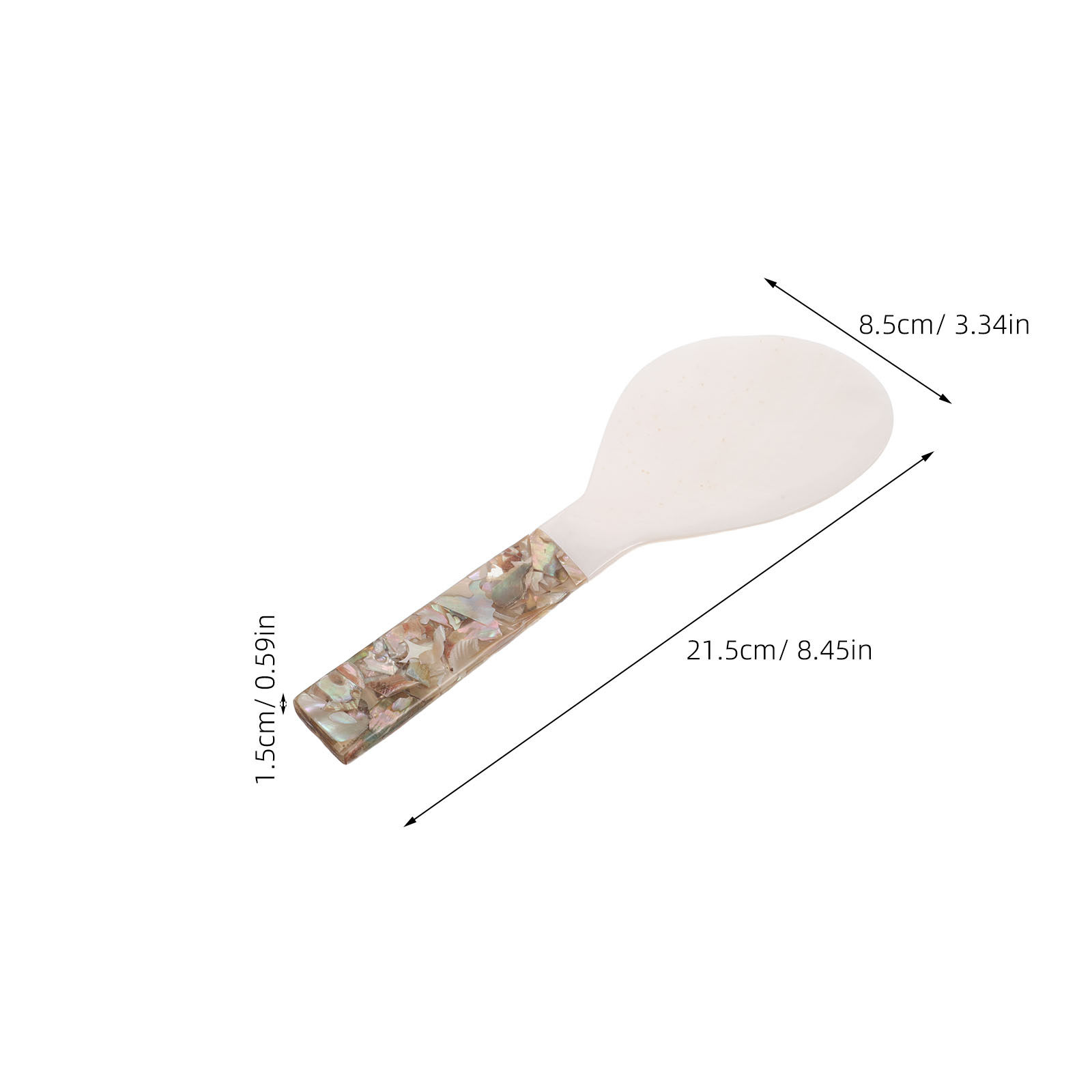 Shell-Inspired Rice Paddle Non - Meal Prep Rice ulasan dan harga