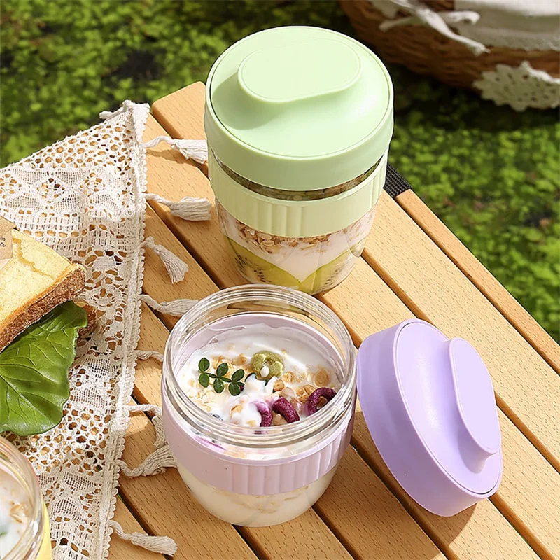 480/570ml Breakfast Cup Portab - Meal Prep Kit ulasan dan harga