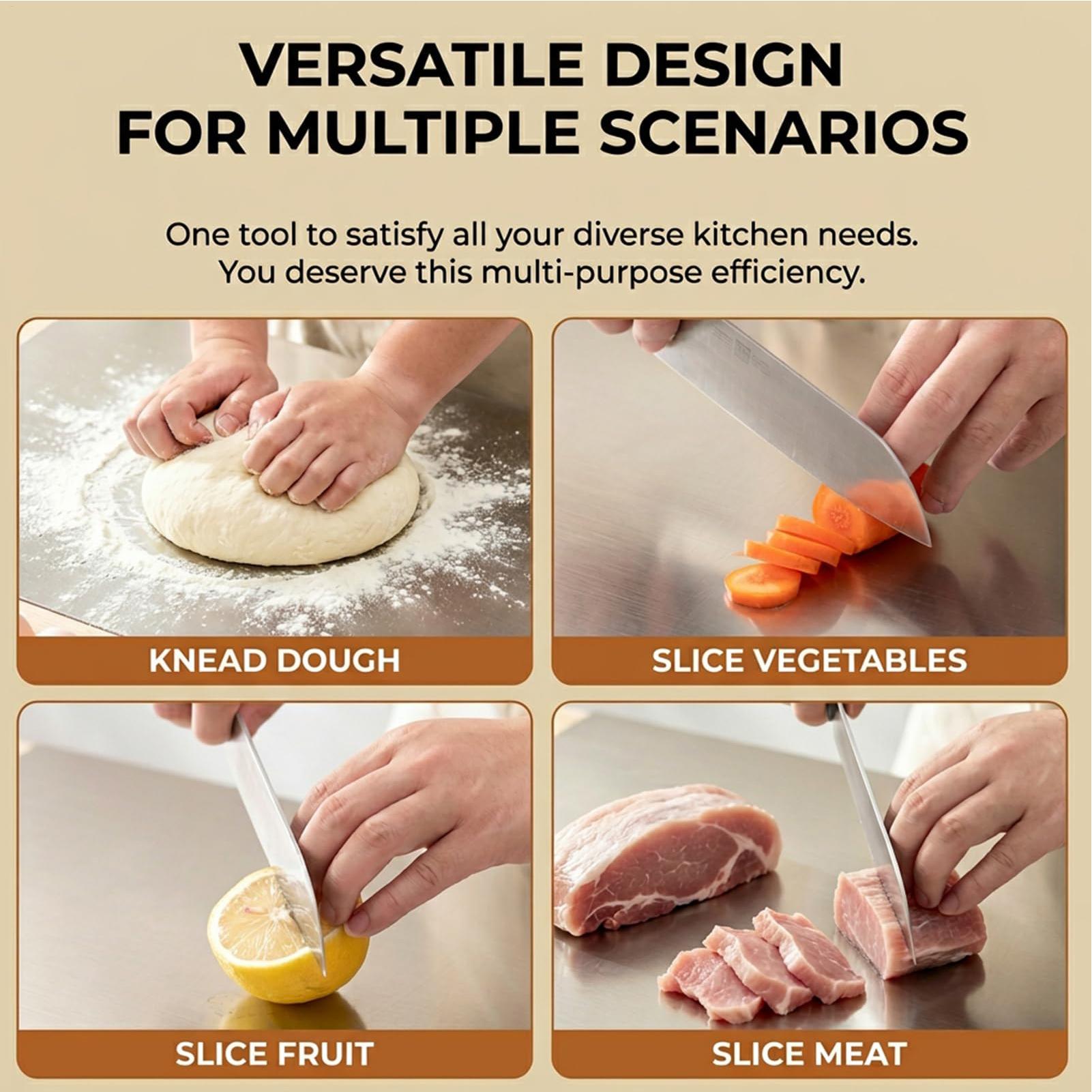 Stainless Cutting Board Dishwa - Meal Prep For Cutting ulasan dan harga