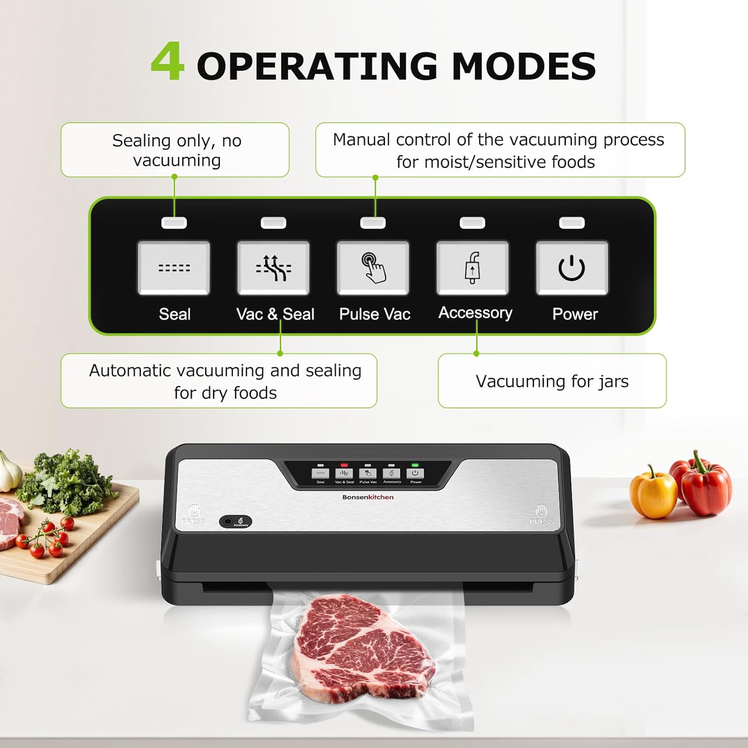 Vacuum Sealer Machine with Bui - Meal Prep For Cutting ulasan dan harga