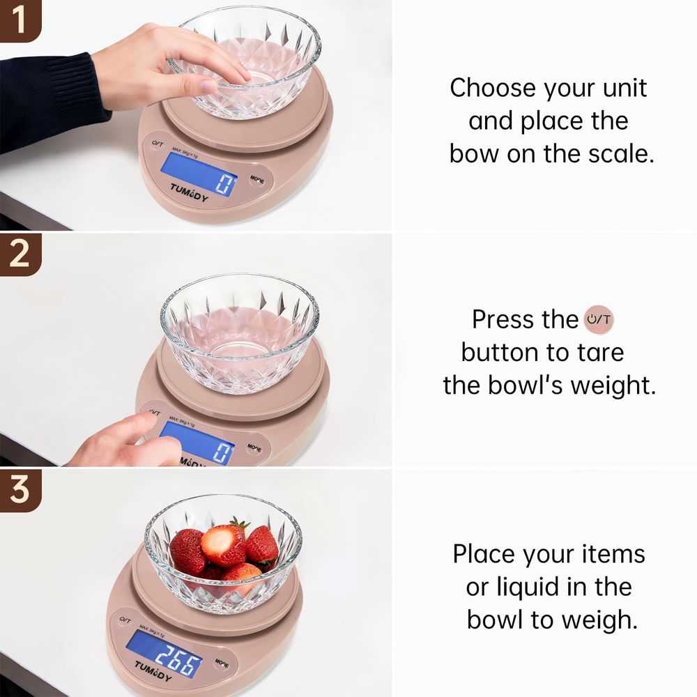 Compact Digital Kitchen Scale  - Meal Prep Keto ulasan dan harga