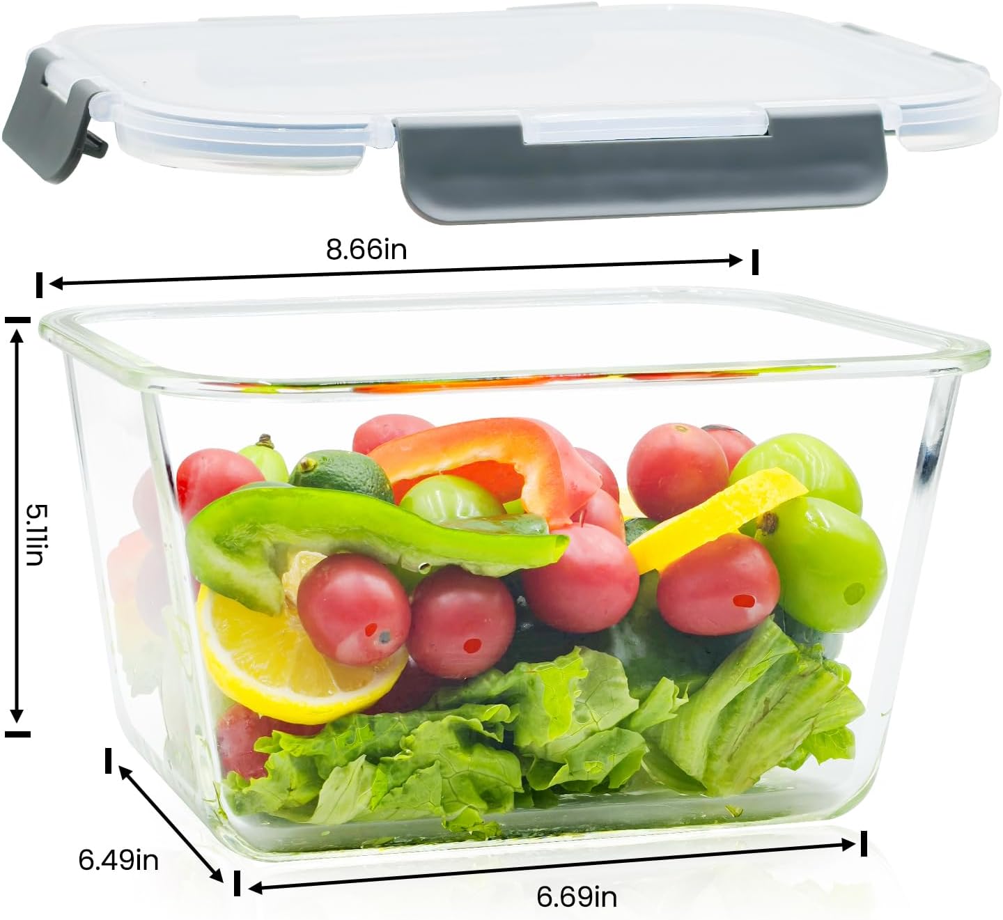 Large Glass Storage Containers - Meal Prep With Rotisserie Chicken ulasan dan harga