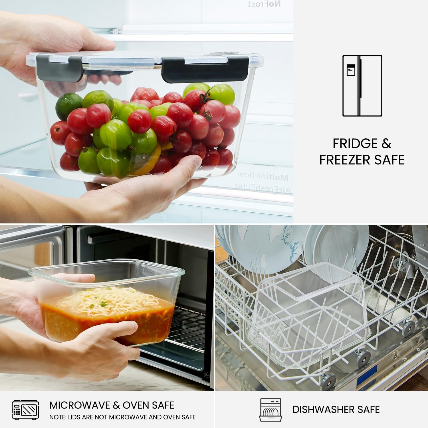 Large Glass Storage Containers - Meal Prep With Rotisserie Chicken ulasan dan harga