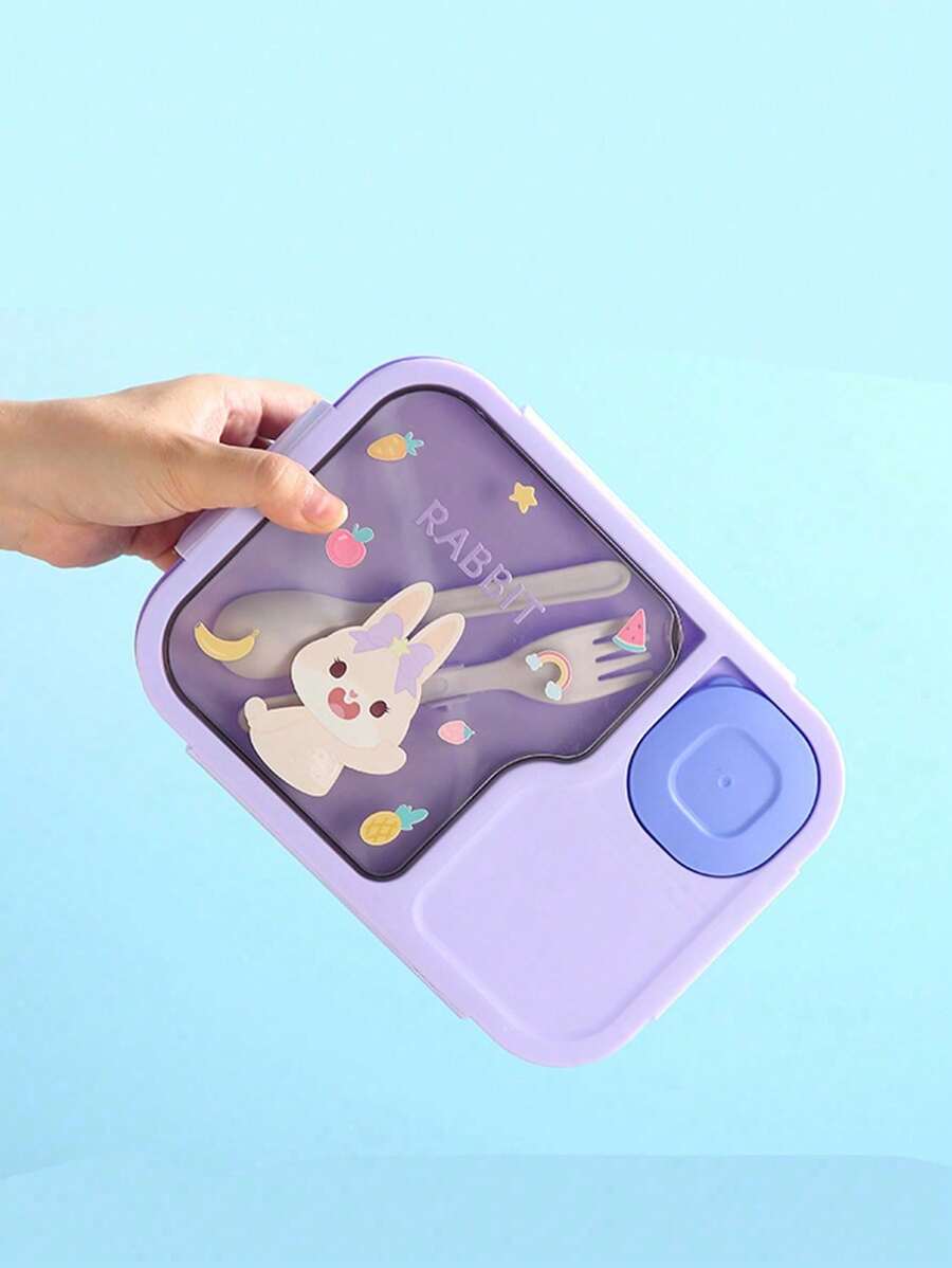 1Pc Cartoon Lunch Box, Microwa - Meal Prep Rice ulasan dan harga